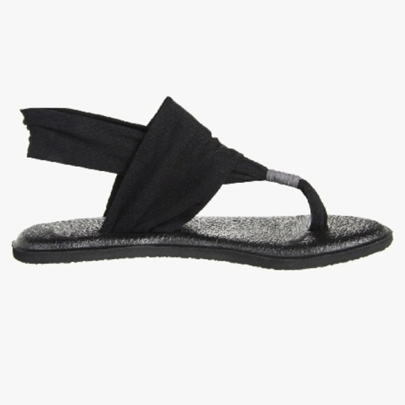 Like New Sz 8 Sanuk Tribal Print Yoga Sling Sandals - Picture 6 of 11